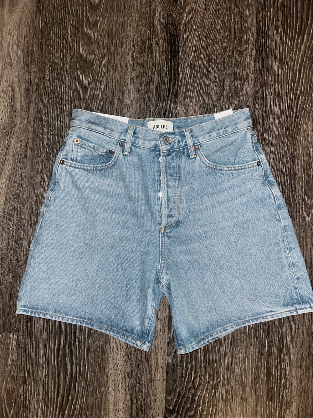 AGOLDE Dame Shorts - New With Tags - Size 26 - Picture 5 of 11